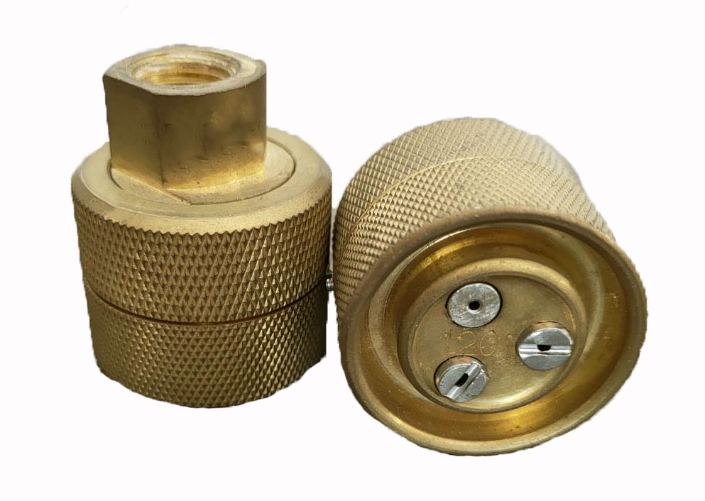 หัวปืนทองเหลือง (ปรับได้)