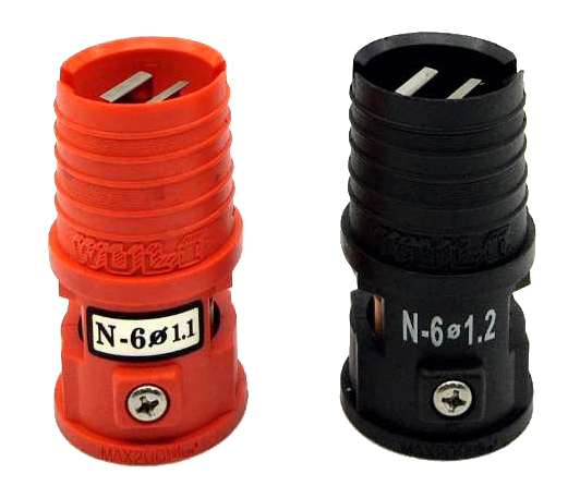 หัวปืนฉีดน้ำ N.6 (สีส้ม-สีดำ) ปรับได้