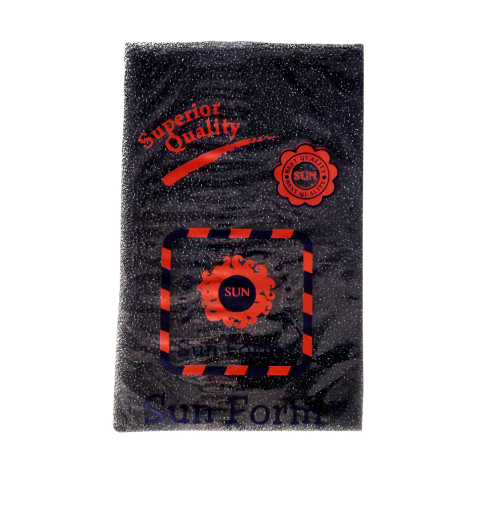 ฟองน้ำล้างรถใยบวบดำ เกรด A 5"*8" (SUN)