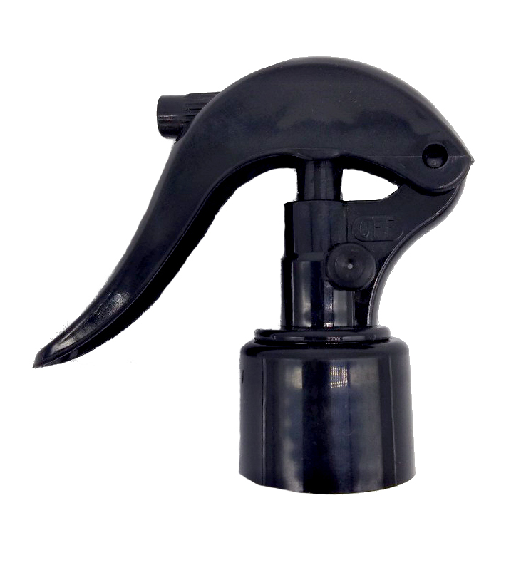 หัวฟ็อกกี้ คอ 24  สีดำ A (หัวโค้ง - แบบปุ๋มกดล็อค)